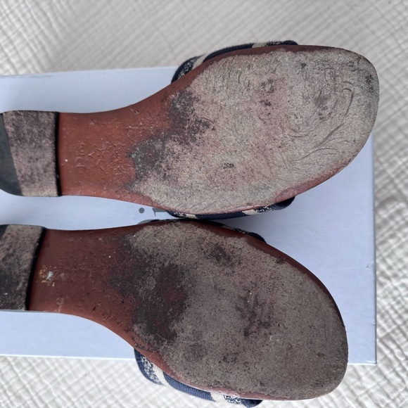 Dior sway slides in 39.5 in navy blue - Picture 5 of 7